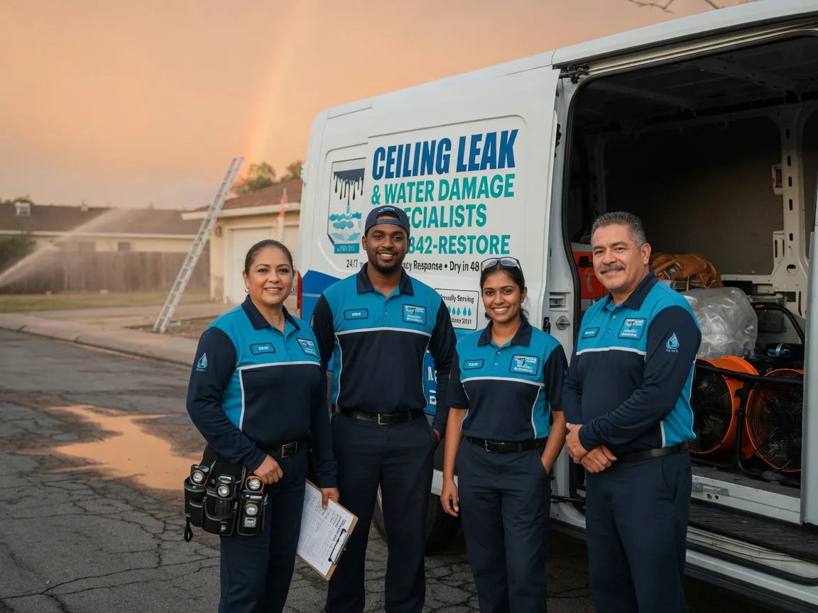Ceiling Leak Cleanup company in Crowheart, WY