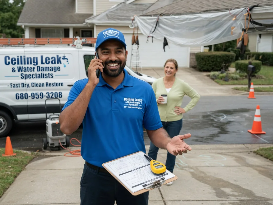 Ceiling Leak Cleanup Crowheart, WY FAQs